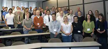 Group photo of participants at the 5th International Recurrence Plot Symposium in Chicago, USA.