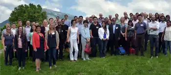 Group photo of participants at the 6th International Recurrence Plot Symposium in Grenoble, France.